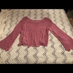 POL pink sweater
